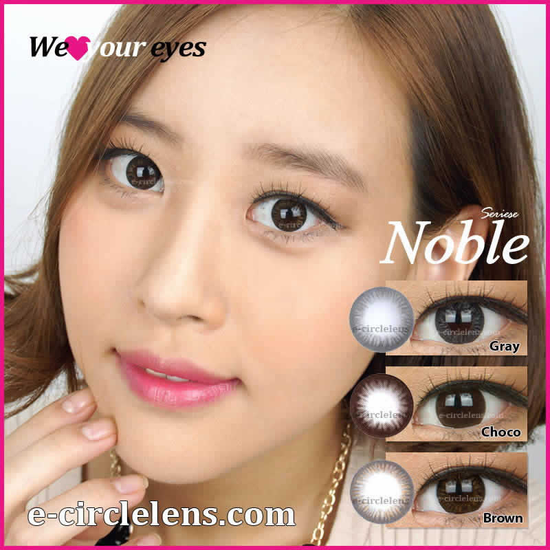 Noble Choco Contacts (Hyperopia) at  e-circlelens.com