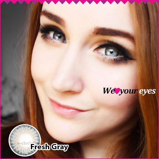 Fresh Gray Contacts at e-circlelens.com
