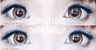Nada Brown Contacts at www.e-circlelens.com