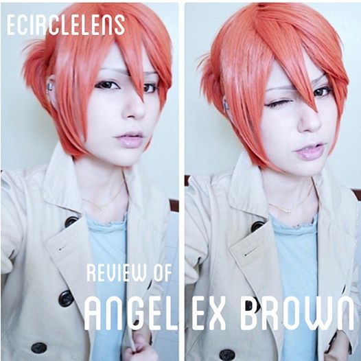 Angel EX Brown Contacts at www.e-circlelens.com