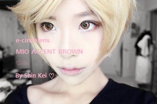 Mio Accent Brown Contacts at www.e-circlelens.com